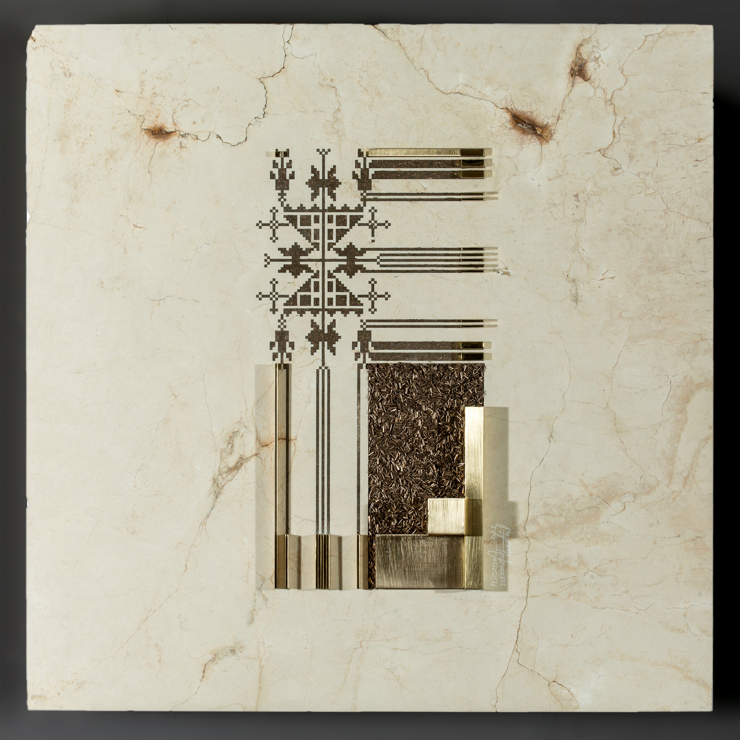 Amulets on stone